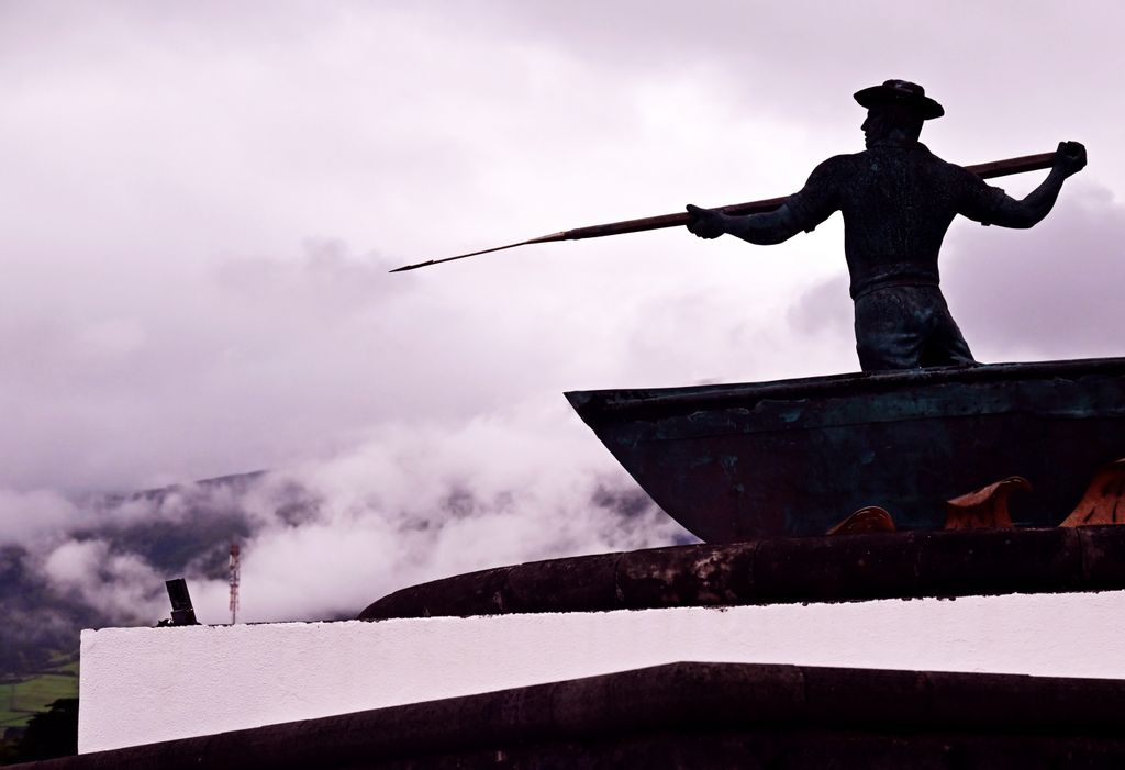 Denkmal für die Walfänger in Sao Roque do Pico auf Pico