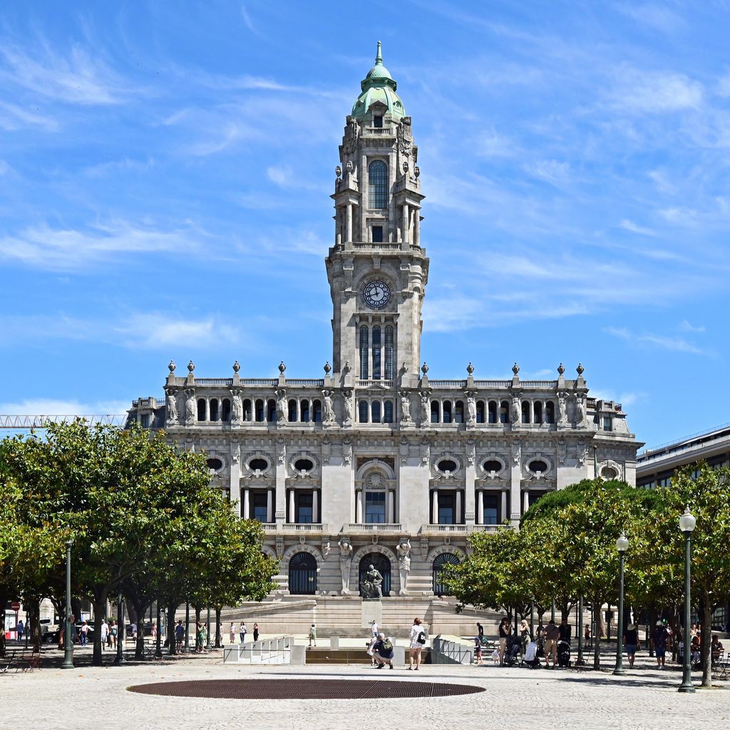 Das Rathaus von Porto