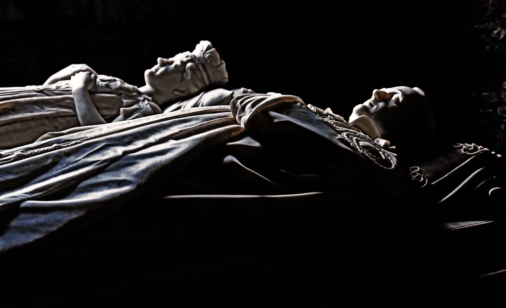 Das Grab von George Campbell, 8. Duke of Argyll, Iona Abbey, Iona