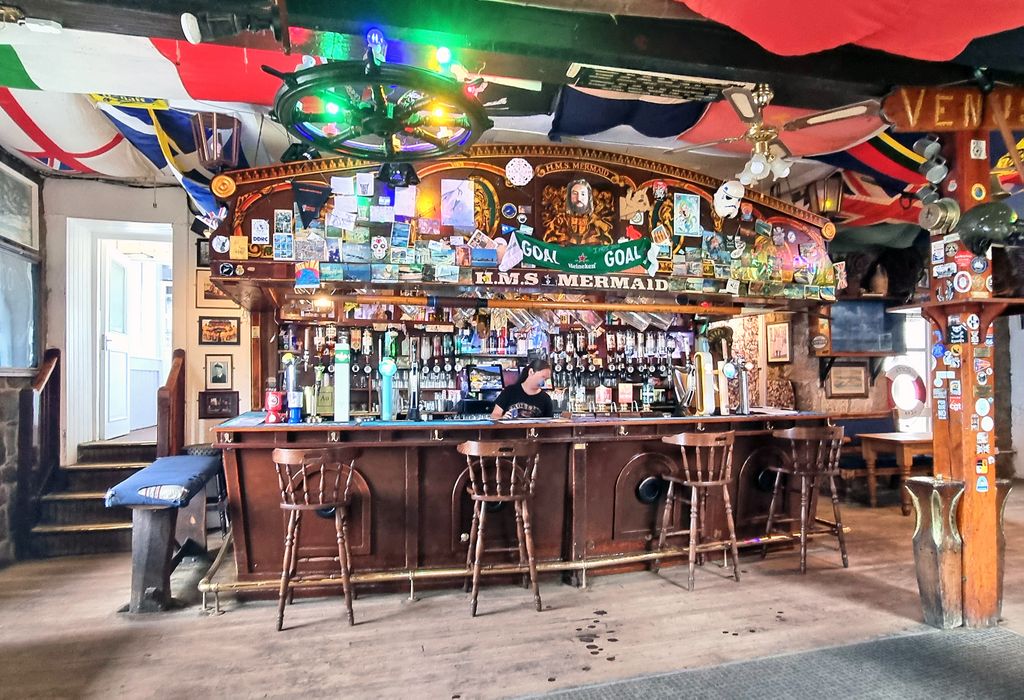 Der Pub „The Mermaid Inn“ in St. Mary′s