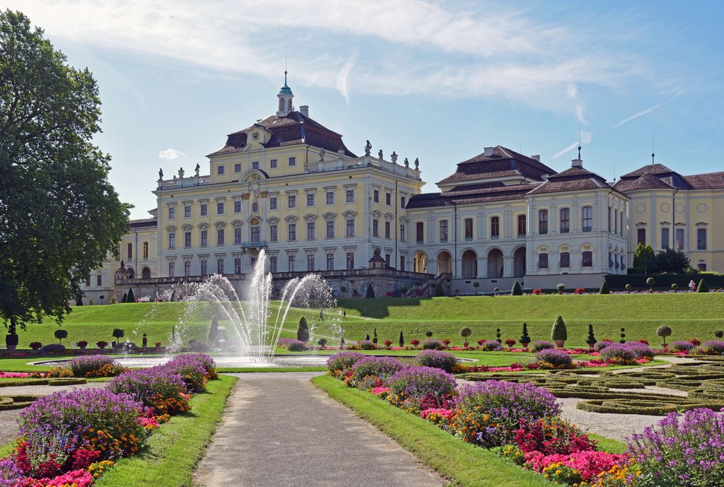 Das Schloss von Ludwigsburg