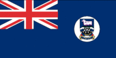 Die Nationalflagge der Falkland Inseln