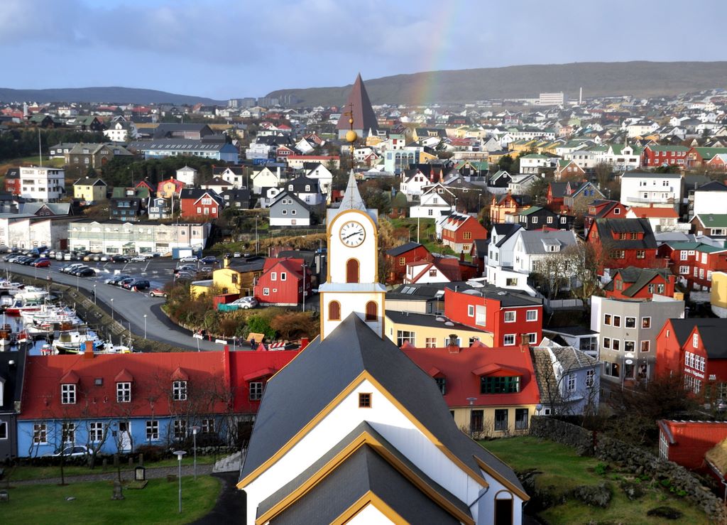 Willkommen in Torshavn auf den Faeroer Inseln