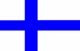Die Nationalflagge von Finnland