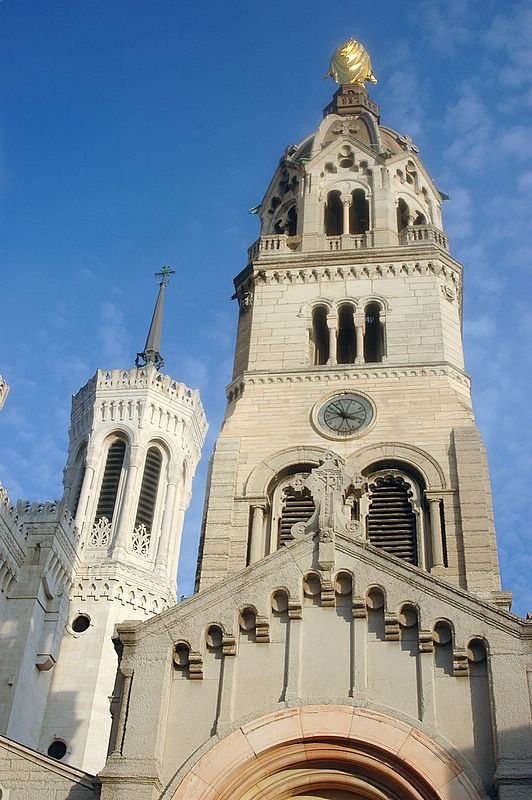 Die Basilique Notre Dame de Fourvière in Lyon