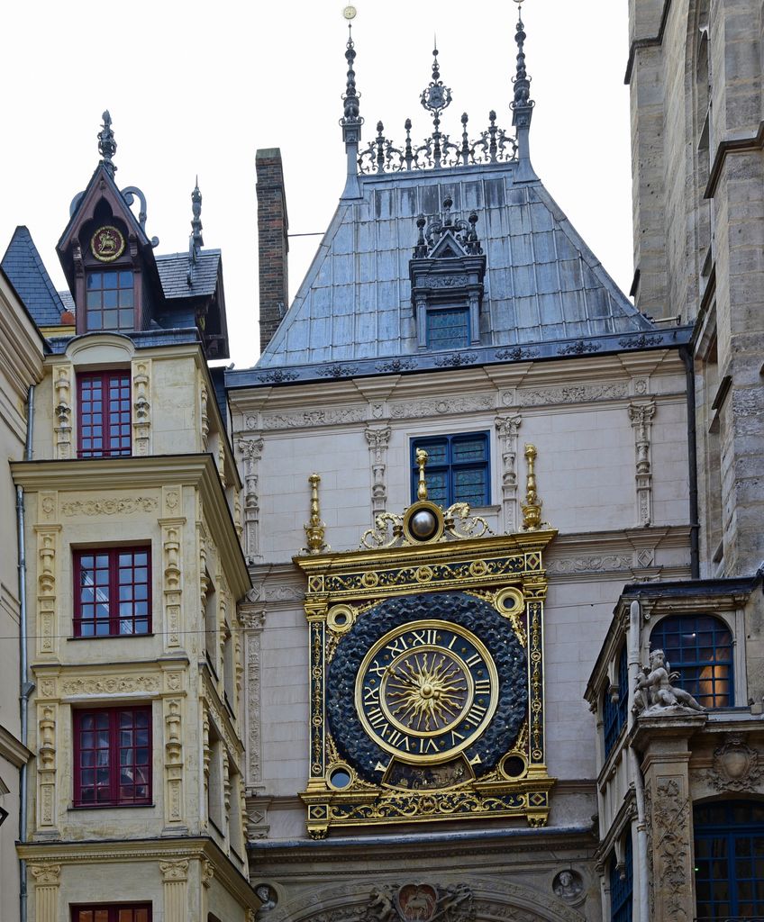 Der große Uhrenturm (Le Gros Horloge) von Rouen