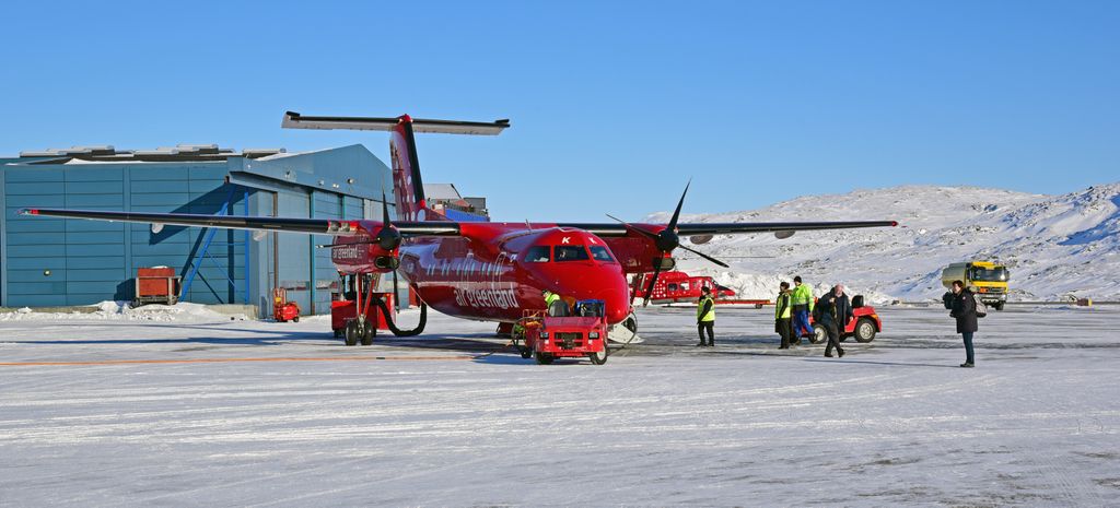 Der Flughafen von Ilulissat