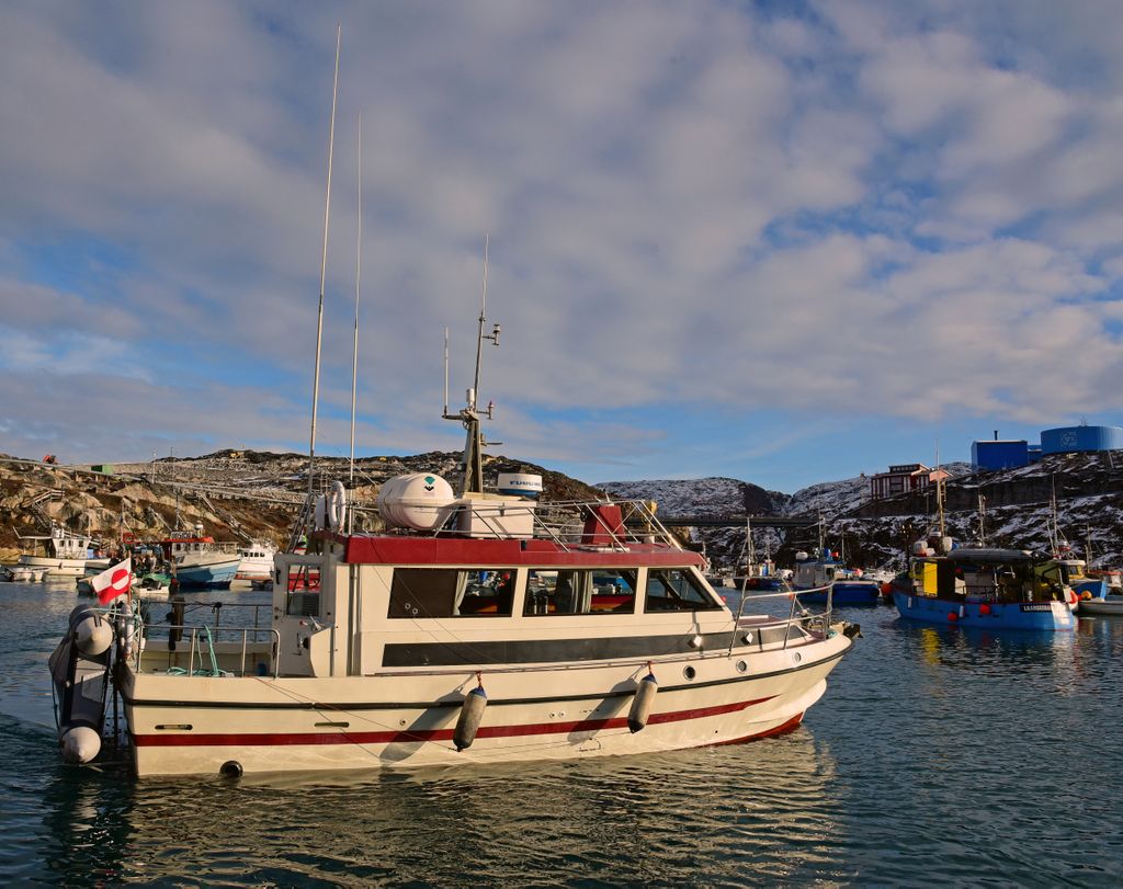 Das Boot Maya vom Café Inuit, Ilulissat