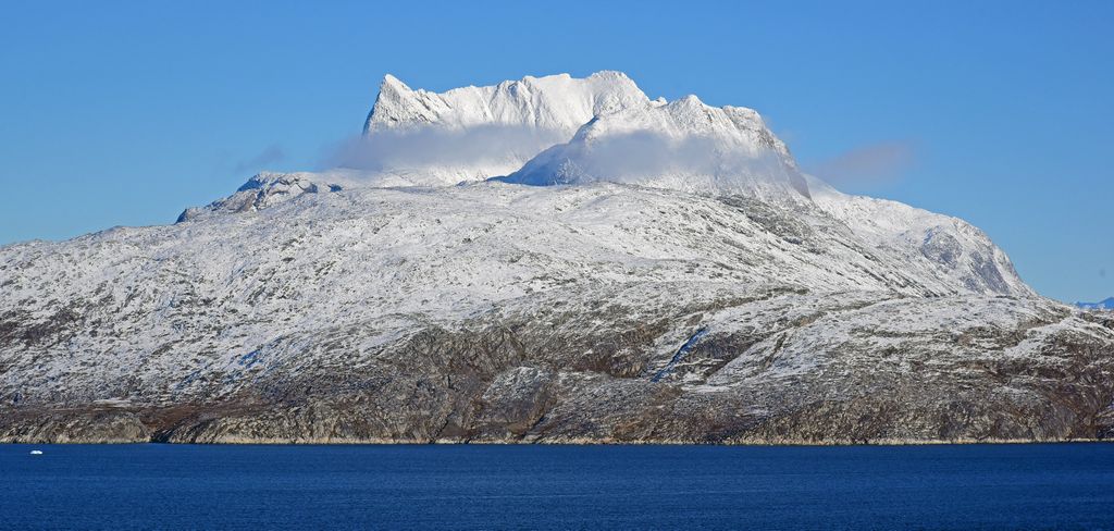 Der Berg Sermitsiaq, nahe Nuuk