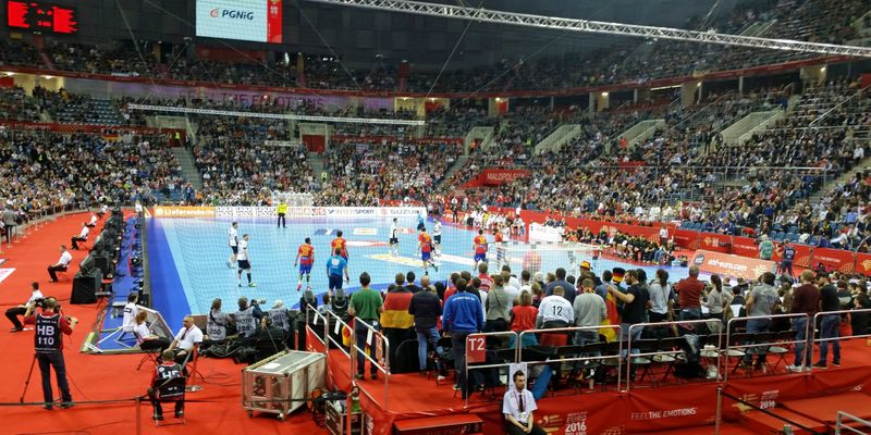 Handball Finale Deutschland gegen Spanien