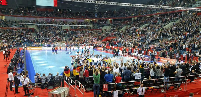 Handball Finale Deutschland gegen Spanien