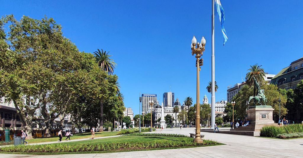 Plaza San Martin in Buenos Aires