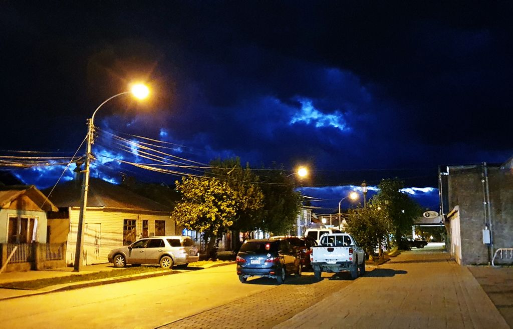 Nachts in Puerto Natales