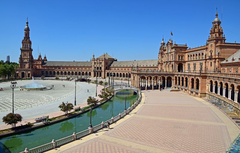 Der Plaza de España in Sevilla
