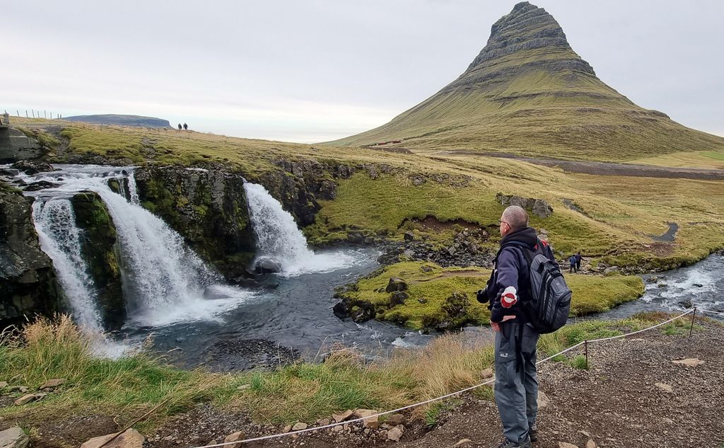 Der Kirkjufellsfoss Wasserfall in Island