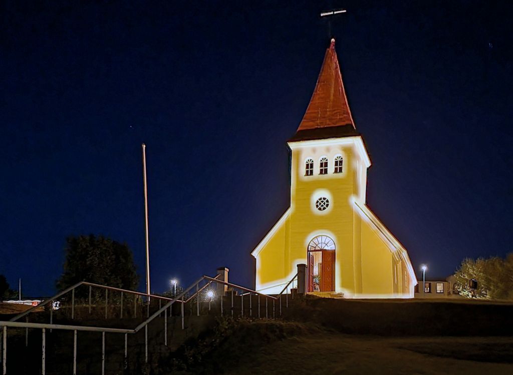 Die Kirche von Hrísey
