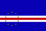 Die Nationalflagge der Kapverden