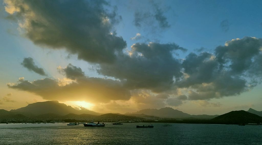 Sonnenaufgang auf São Vicente, Kapverden