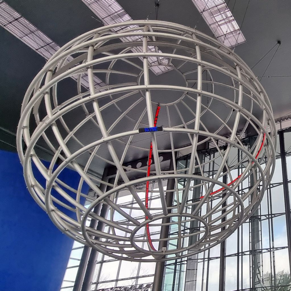 Der Globus Exosphere in der Autostadt in Wolfsburg