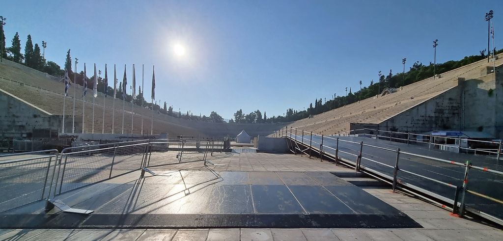 Das Panathinaiko-Stadion in Athen