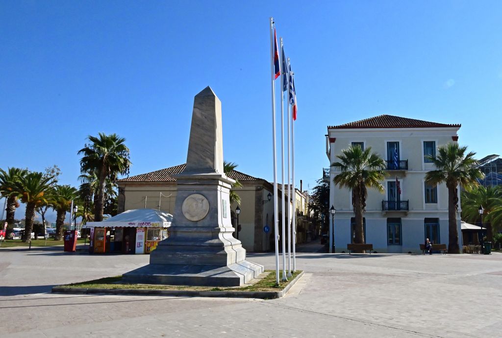 Der Plaza Philellinon in Nafplio