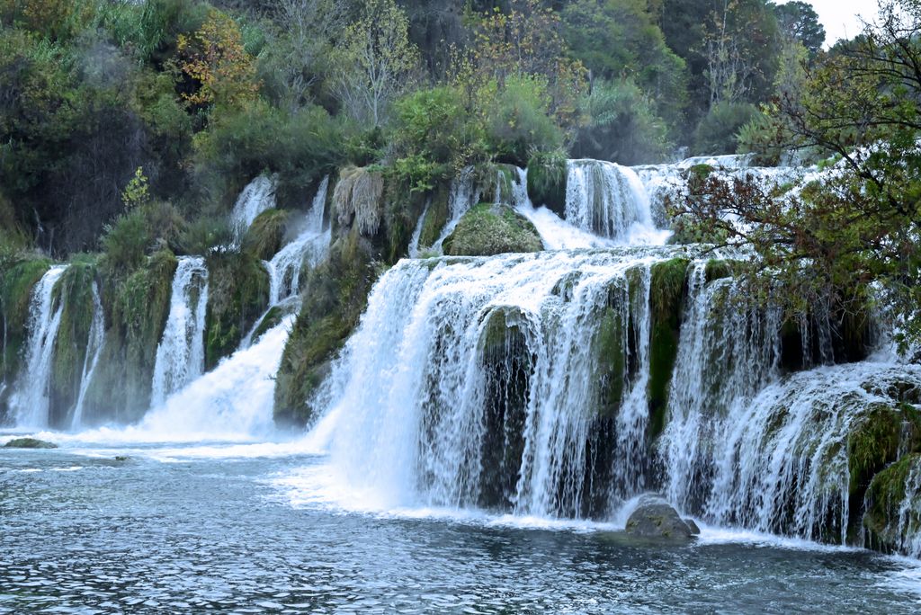 Die Krka-Wasserfälle in Kroatien