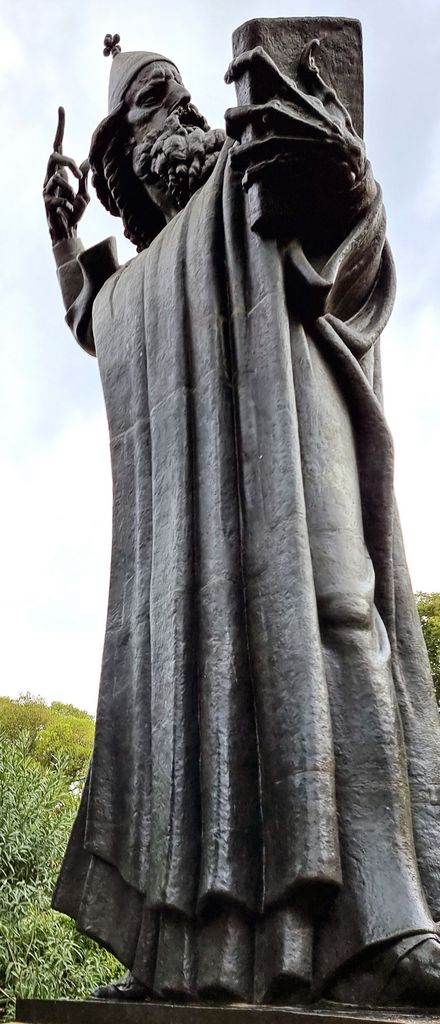 Die Statue von Gregor von Nin in Split