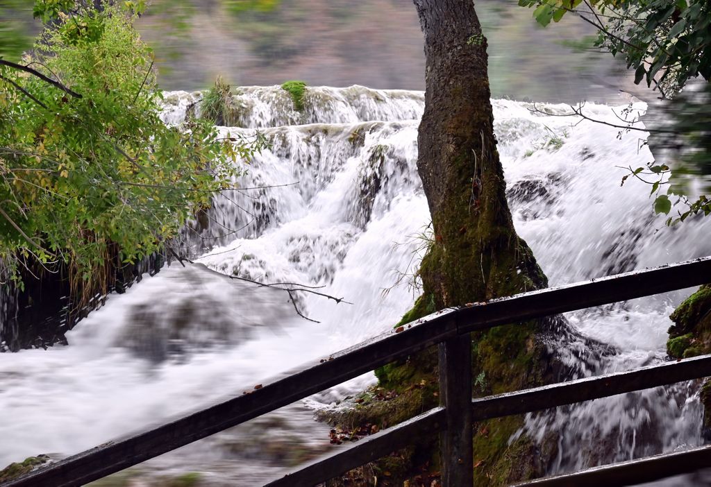 Einer der Krka-Wasserfälle in Kroatien