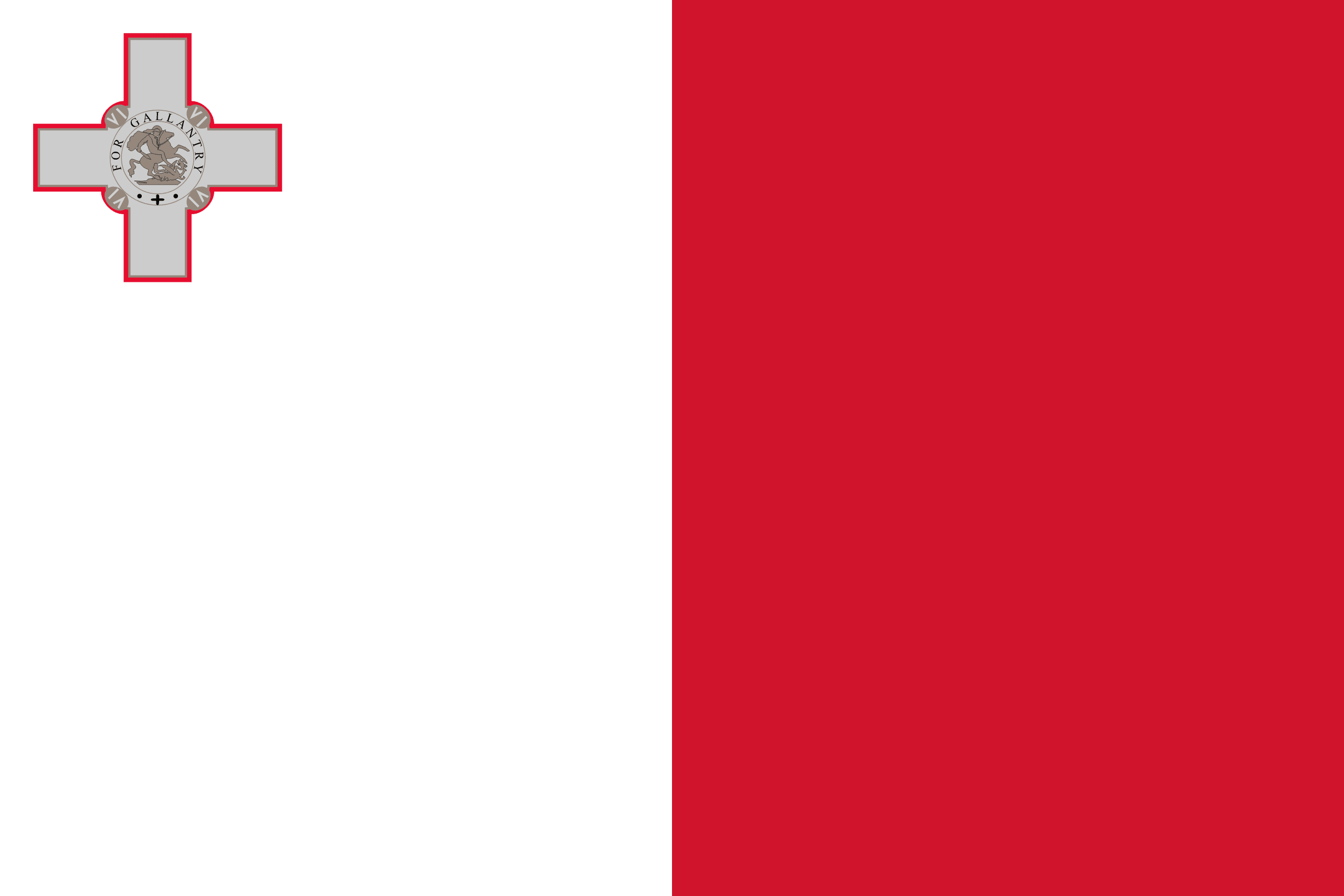 Die Nationalflagge von Malta