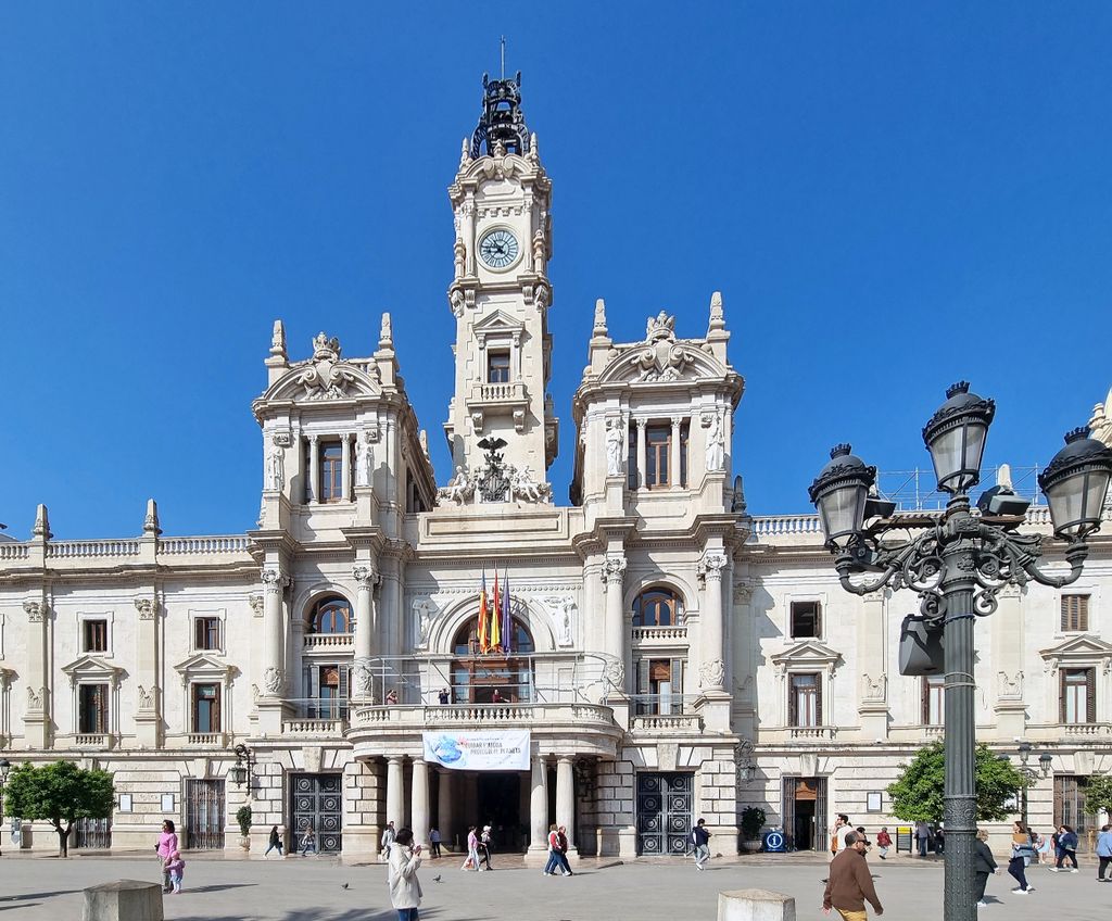 Das Rathaus von Valencia