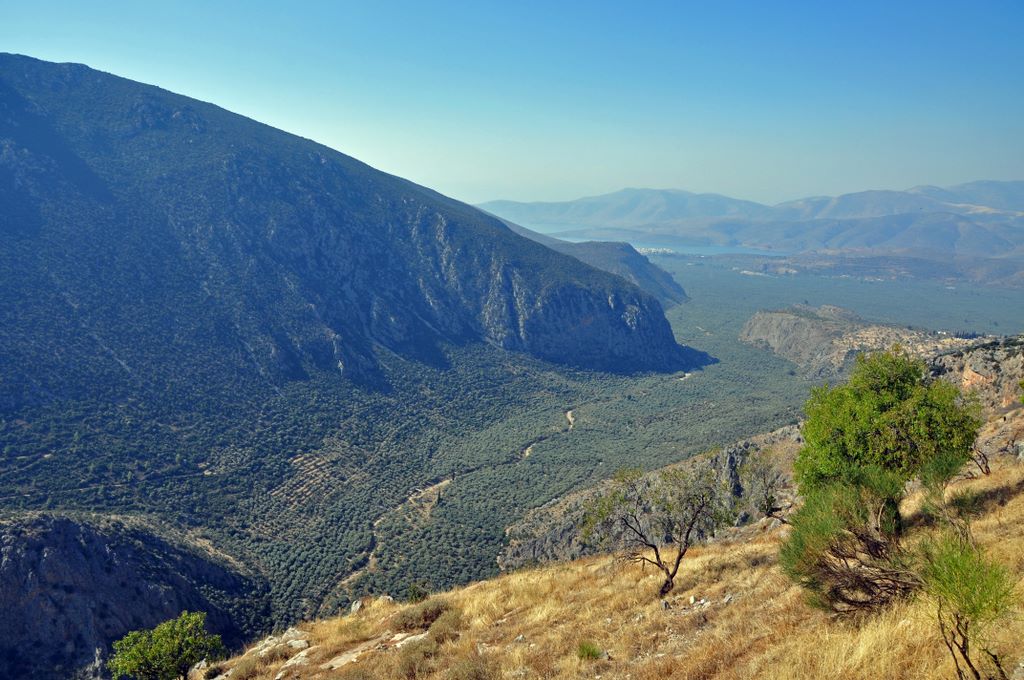 Blick von Delphi