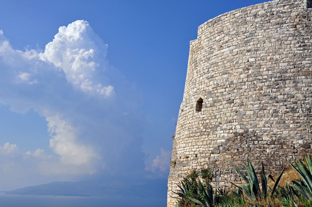 Eine Festung in Albanien