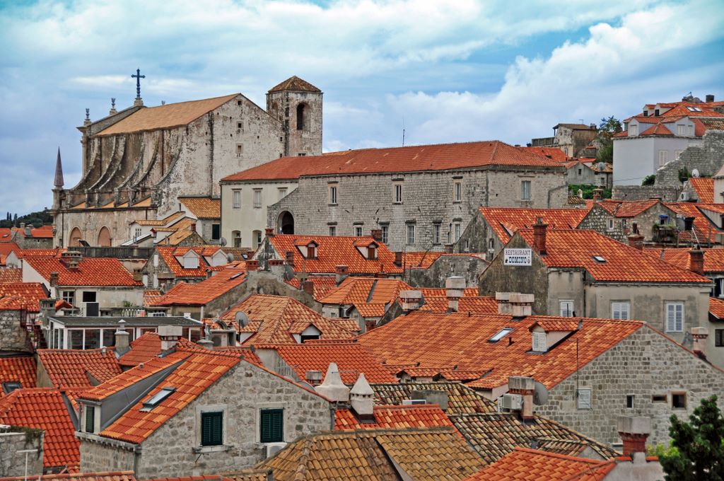 Blick auf Dubrovnik, Kroatien