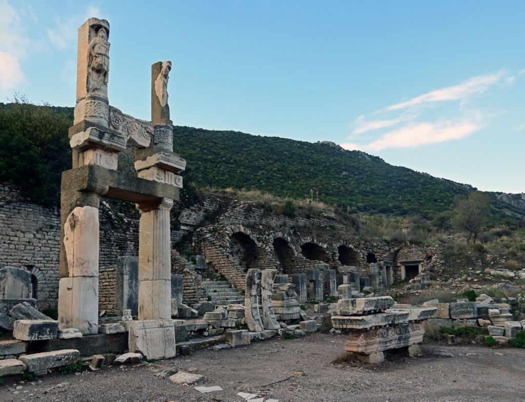 Der Domitian-Tempel in Ephesus