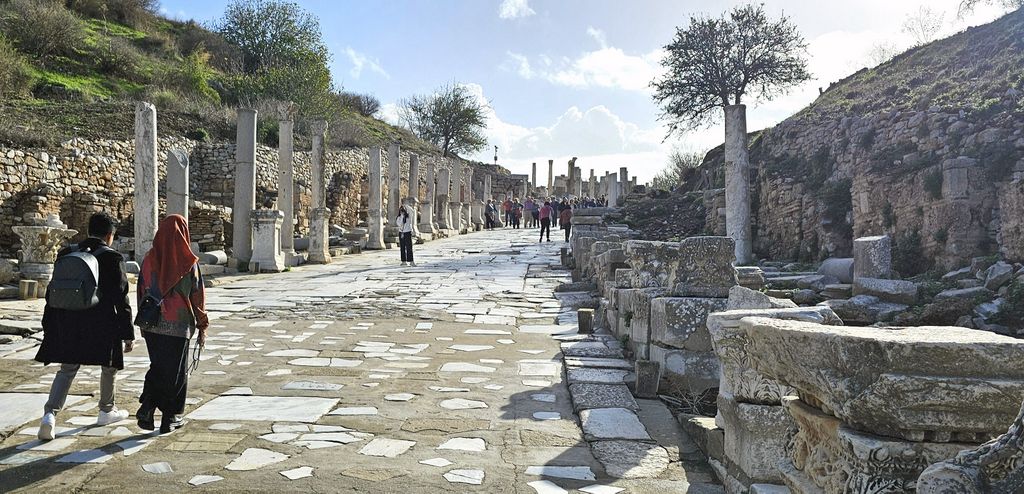 Die Kuretenstraße in Ephesus
