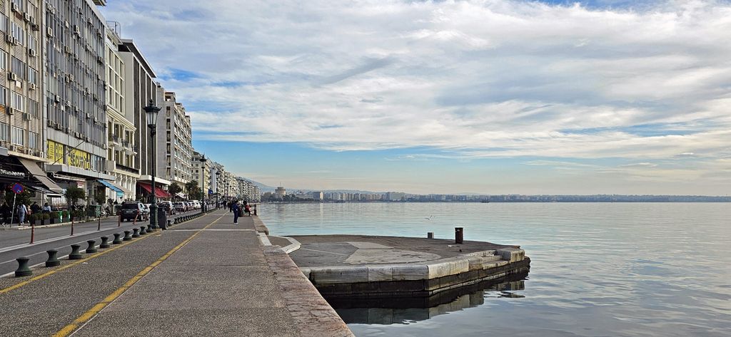 Die Promenade von Thessaloniki