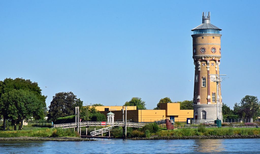 Ein Wasserturm von Dordrecht