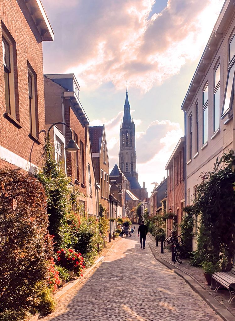 Auf dem Weg zur „Nieuwe Kerk“ in Delft