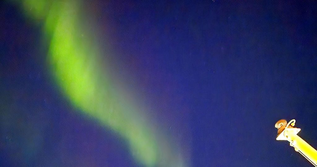 Nordlichter auf der HANSEATIC nature während der Kreuzfahrt in Norwegen
