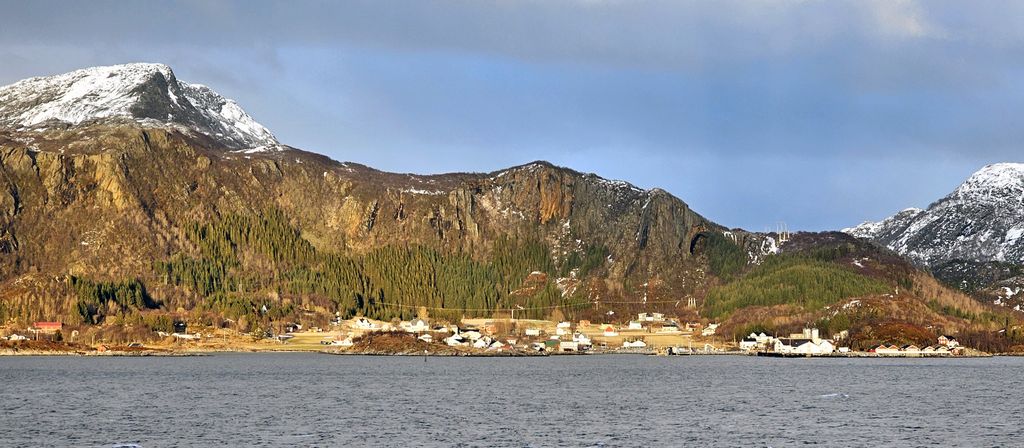 Die Küste im Nordland von Norwegen