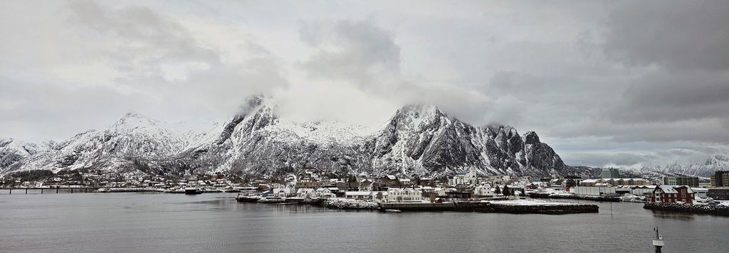 Ausblick auf Svolvær auf den Lofoten