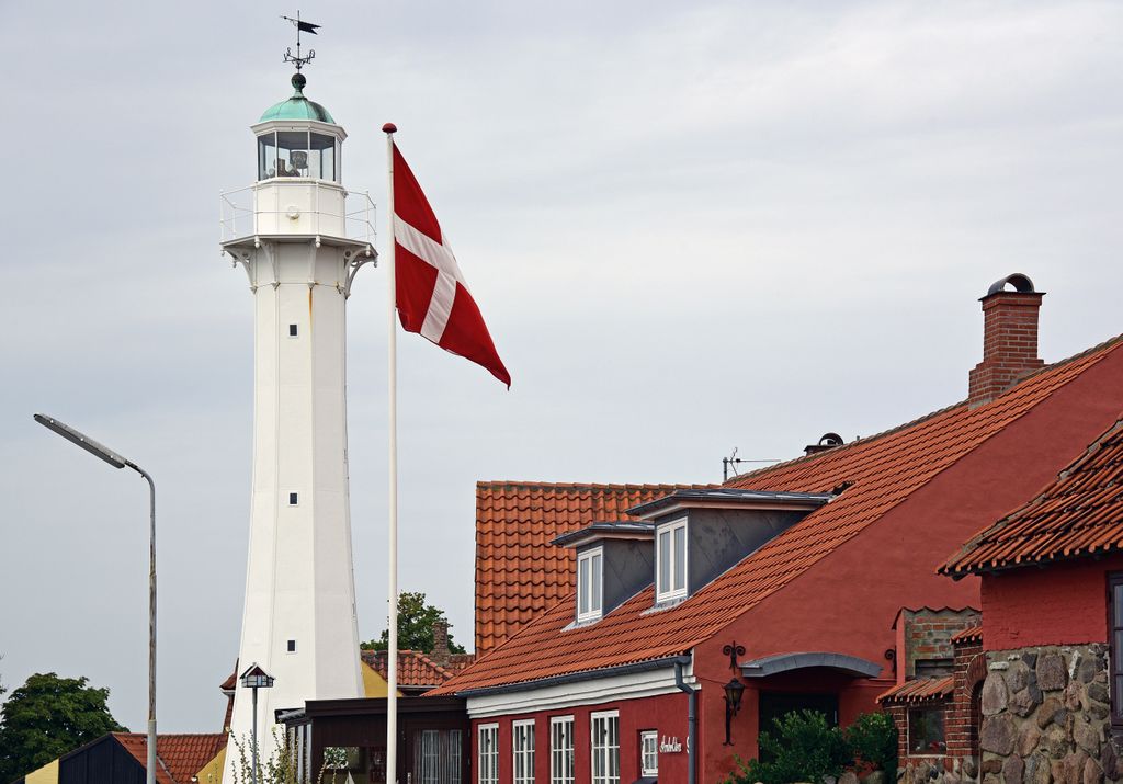 Der Leuchtturm von Rønne, Bornholm