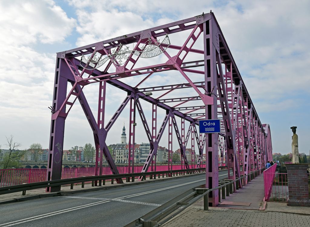 Die Oderbrücke von Glogau