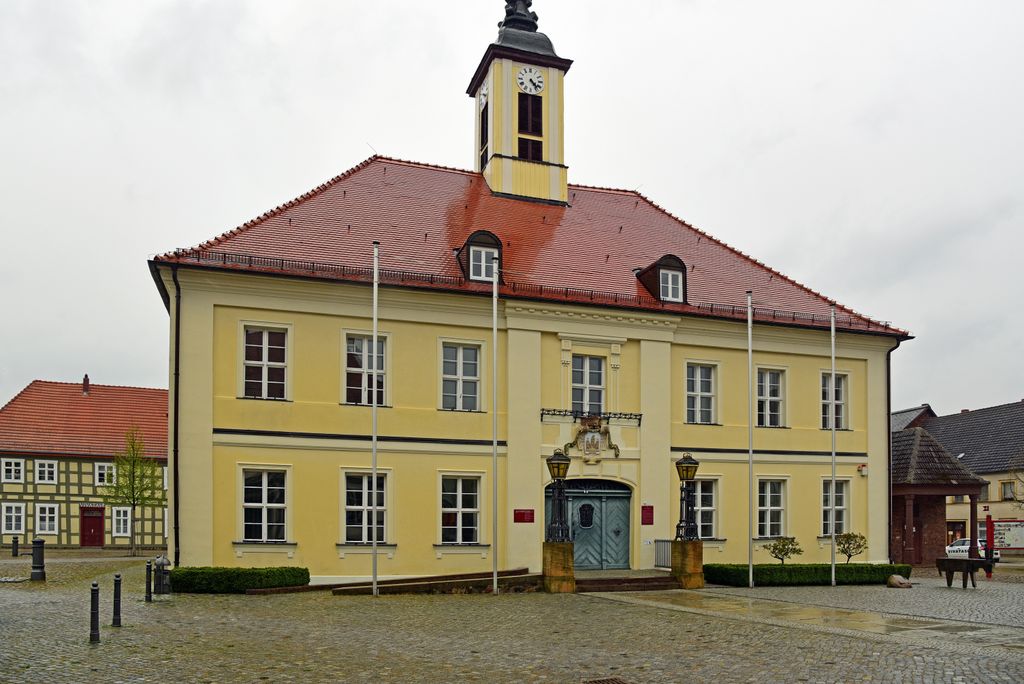 Das Rathaus von Angermünde / Uckermark