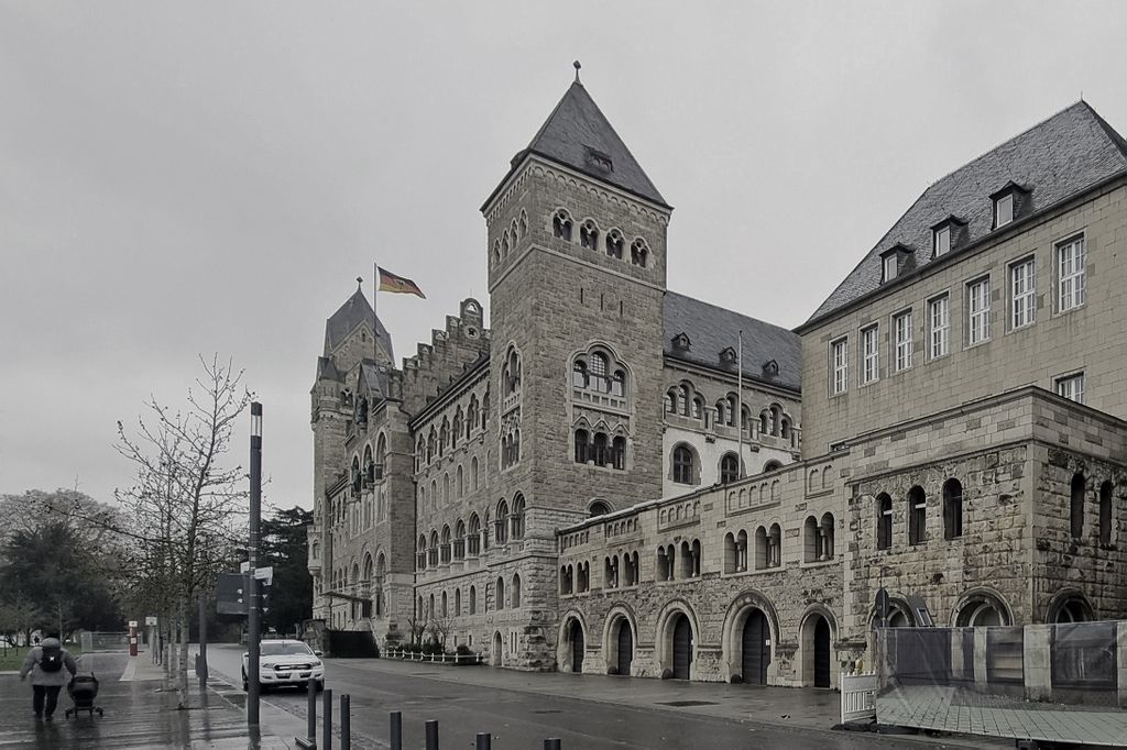 Das Preußische Regierungsgebäude in Koblenz
