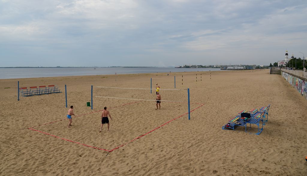 Beach-Volleyball in Archangel