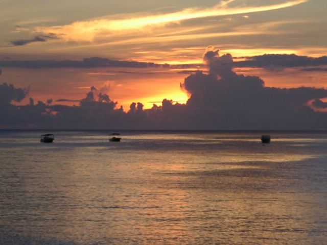Sunset auf den Seychellen