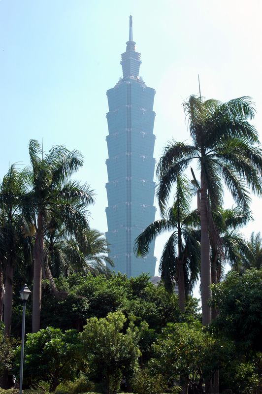 Der Tower 101 in Taipeh
