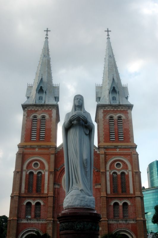 Die Notre Dame Kathedrale in Saigon