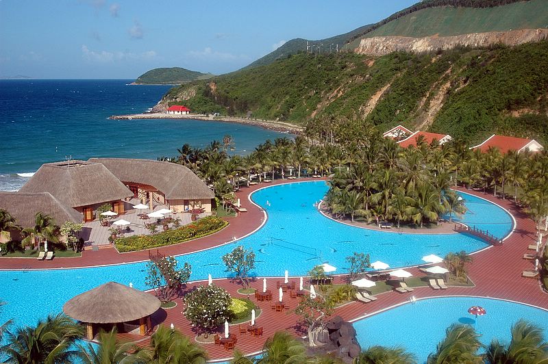 Der Pool vom Sofitel VinPearl Resort in Nha Trang